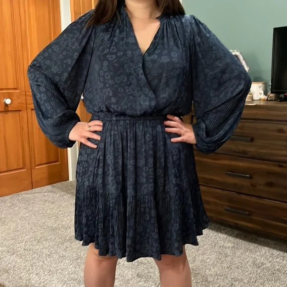 Current Air | Dresses | Like New Navy Blue Dress Size L Brand Current Air |  Poshmark